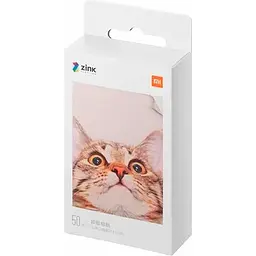 Папір для фотопринтера Xiaomi Mi Pocket Print Instant Photo Paper 5x7.6см 287/50 (TEJ4012CN) [97822] - мініатюра 1