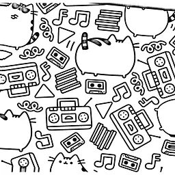 Мінірозмальовка Артбукс Pusheen 96 сторінок (9786175231722) - мініатюра 9