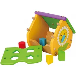 Дерев'яний сортер Viga Toys Веселий будиночок (59485) - мініатюра 2