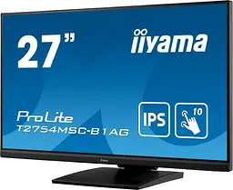 Монітор Iiyama 27" T2754MSC-B2AG Touch FHD IPS 83Hz (T2754MSC-B2AG) - мініатюра 2