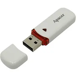 USB флеш накопичувач Apacer 32GB AH333 white USB 2.0 (AP32GAH333W-1) - мініатюра 5