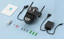 Вулична WiFi IPкамера Besder A20H 10Мп 2 незалежних об'єктиви чорна - мініатюра 2