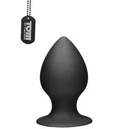 Анальна пробка з присоскою Tom of Finland XL Silicone Anal Plug, 14х7 см, чорний