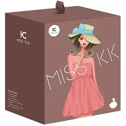 Вакуумний стимулятор із вібрацією KissToy Miss KK Розовий - мініатюра 6