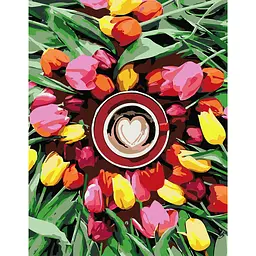 Картина за номерами Rosa Start Ранкові тюльпани 35x45 см