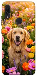 TPU чохол Demsky Flowery labrador для Xiaomi Redmi Note 7 / Note 7 Pro / Note 7s