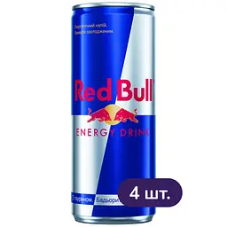 Энергетический напиток Red Bull 1 л (4 б. x 250 мл)