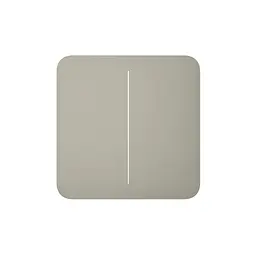 Розумний вимикач Ajax SoloButton 2-gang /Оливковий (SoloButton 2-gang /Olive) - мініатюра 1