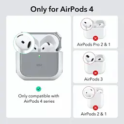 Чохол ESR Orbit Hybrid Case HaloLock для AirPods 4 2024 Pink (1C0110601, 1C0110602) - мініатюра 2