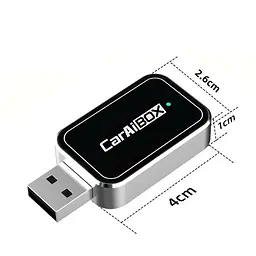 Бездротовий USB Адаптер CarAIBOX 2в1 для автомобіля з Apple CarPlay або Android Auto, WiFi 5G, Bluetooth 5.0 (C10-CP) - мініатюра 9