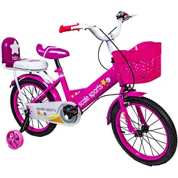 Велосипед дитячий Scale Sports 16 дюймів рожевий 231894