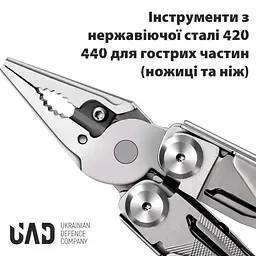 Мультитул UAD MasterGear професійний 17 інструментів (UAD-00S) - мініатюра 5