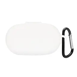 Силіконовий чохол для навушників JBL Soundgear Sense, Hang Case, білий, ультратонкий захисний кейс товщиною 2 мм, захист від подряпин, пилу та ударів, компактний, з карабіном для кріплення, ArmorStandart (ARM80443)