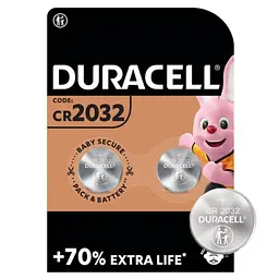 Батарейка Duracell 2032 blister 2 (2/20/200) (АРТ8634)