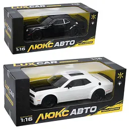 Машина M 6423 р/к, акум, 26,5см, 1:16, світло, гумові колеса, USBзарядне, 2 кольори, в коробці