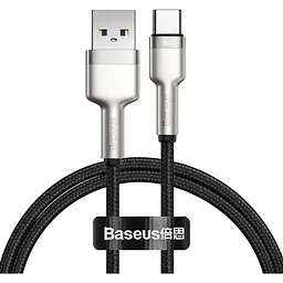 Кабель Baseus Cafule Metal Data Type-C 66W (1m) black (CAKF000101)