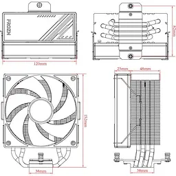 Кулер для процесора ID-Cooling Frozn A410 Black (FROZN A410 Black) - мініатюра 7