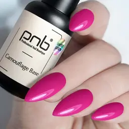 База камуфлююча каучукова PNB UV/LED Camouflage Base Camellia 8 мл - мініатюра 4
