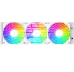 Система рідинного охолодження ID-Cooling Space LCD SL360 XE White, 3х120мм ARGB fans, 4pin PWM, Intel LGA2066/2011/1851/1700/1200/115x; AMD AM5/AM4, до 350Вт TDP, LCD-дисплей 2,1" - мініатюра 3