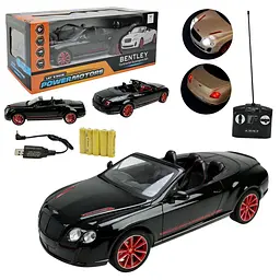 Радіокерована модель автомобіля чорний кабріолет з червоним (PM1403 BLACK)