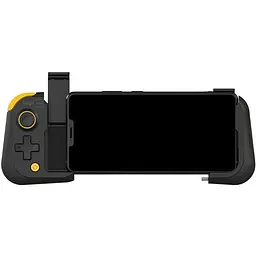 Геймпад iPega PG-9211B з підтримкою Android/IOS чорно-жовтий у комплекті з кейсом на карабіні