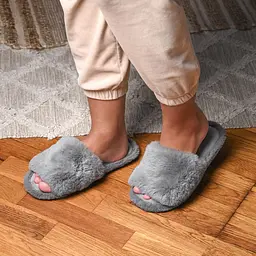 Кімнатні капці жіночі MBM My Home Pava розмір 40-41 сірі (SL-01 40-41 GRAY) - мініатюра 4