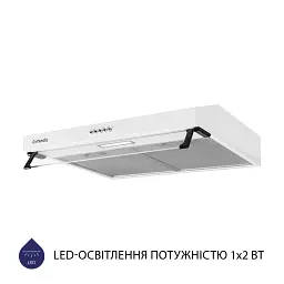Витяжка плоска Minola HPL 614 WH - мініатюра 3