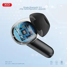 Навушники бездротові XO G17 Avatar Dual Mic Bluetooth Headphones Чорні - мініатюра 5