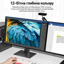 Відеокабель Vention HCFLG Mini DisplayPort - DisplayPort 1.4 8K 60 Гц 1,5 м синій (HCFLG) - мініатюра 14