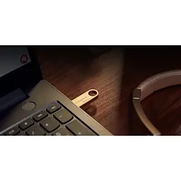 USB флеш накопичувач Kingston 64GB DataTraveler SE9 G3 Gold USB 3.2 (DTSE9G3/64GB) - мініатюра 4