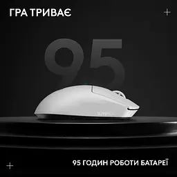 Миша Logitech G Pro X Superlight 2 LightSpeed Wireless White (910-006638) - мініатюра 13