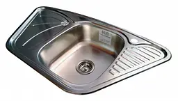 Кухонна мийка Romzha Meduza Nova Satin RO44014, Сірий - мініатюра 4