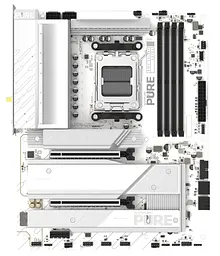 Материнська плата Sapphire PURE X870A WIFI7 (52122-02-40G) (Socket AM5, AMD X870, ATX) - мініатюра 1