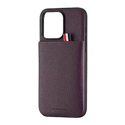 Чохол Jinduka Leather Pocket iPhone 15 Pro Max Purple