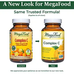 Комплекс вітаміну С MegaFood Complex C 30 таблеток - мініатюра 5