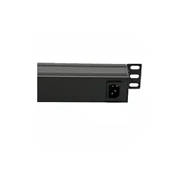 Силовий блок 19" Eserver 9 розеток, без вимикача, без кабелю, алюмінієвий корпус 16 А (WT-2261A-GER-9WAY-WO) - мініатюра 2
