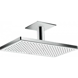 Верхній душ Hansgrohe Rainmaker Select 460 1jet з тримачем до стелі White/Chrome 24002400, Хром