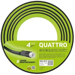 Шланг садовий Cellfast Шланг поливальний Quattro 50 м 3/4” (10-073)