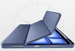 Чохол-книжка CDK для Apple iPad Pro 12.9" 3gen 2018 екокожа/силікон Smart Case cлот стилус(017899) lavender - мініатюра 3