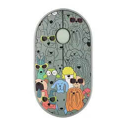 Мишка 2E MF300 PETSDOGS Silent Wireless/Bluetooth Green (2E-MF300WPETSGN) - мініатюра 2