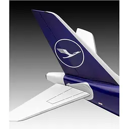 Збірна модель Revell Літак Airbus A340-300 Lufthansa рівень 4, масштаб 1:144, 114 деталей (RVL-03803) - мініатюра 5