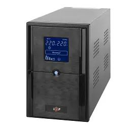 ДБЖ LogicPower LPM-UL825VA лінійно-інтерактивний 825VA/577Вт, АКБ 12V 9Ah