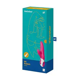 Потужний вібратор-кролик Satisfyer Vibes Mr. Rabbit, два мотори, литий силікон, 12 режимів роботи - мініатюра 3