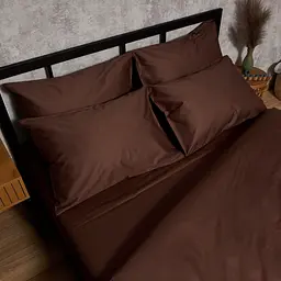 Комплект постільної білизни Moon&Star Satin Premium Mocha Mood Сімейні 2х143х210 см наволочки 2х40х60 см - мініатюра 4