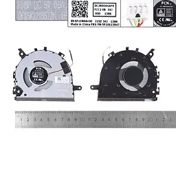 Вентилятор для Lenovo Ideapad 3-14ITL6 3-14ALC6 V14 G2-ITL G2-ALC, (DC28000GAF0, FNBP DFS5K22115572N) - мініатюра 3