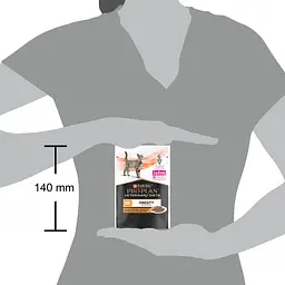 Набір вологого корму для дорослих котів Purina Pro Plan Veterinary Diets OM Obesity Management St/Ox для схуднення з куркою (10 x 85 г)  - мініатюра 7