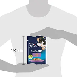 Вологий корм для котів Felix Fantastic з ягням 2.21 кг (26 шт. х 85 г) - мініатюра 4