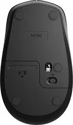Миша M190, Dark Grey/Black Logitech teh0020403 - мініатюра 6
