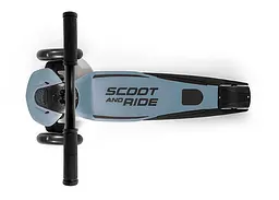 Самокат Scoot and Ride Highwaykick-5 з колесами що світяться блакитний (SR-190117-STEEL) - мініатюра 2
