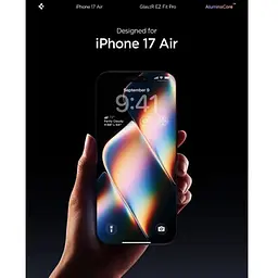 Скло захисне Spigen Glas.tR EZ Fit Pro HD iPhone 17 Air (AGL09870) - мініатюра 2